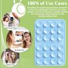 Anteel Medium-Sized Silicone Suction Phone Case Adhesive Mount, Durable, Hands-Free Sticky Phone Holder, Upgraded Thickened and Enhanced Suction