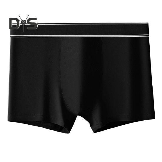 

Мужские трусы-боксеры из мягкого хлопка, влагоотводящие, дышащие, однотонные, с широким эластичным поясом 4XL чёрный