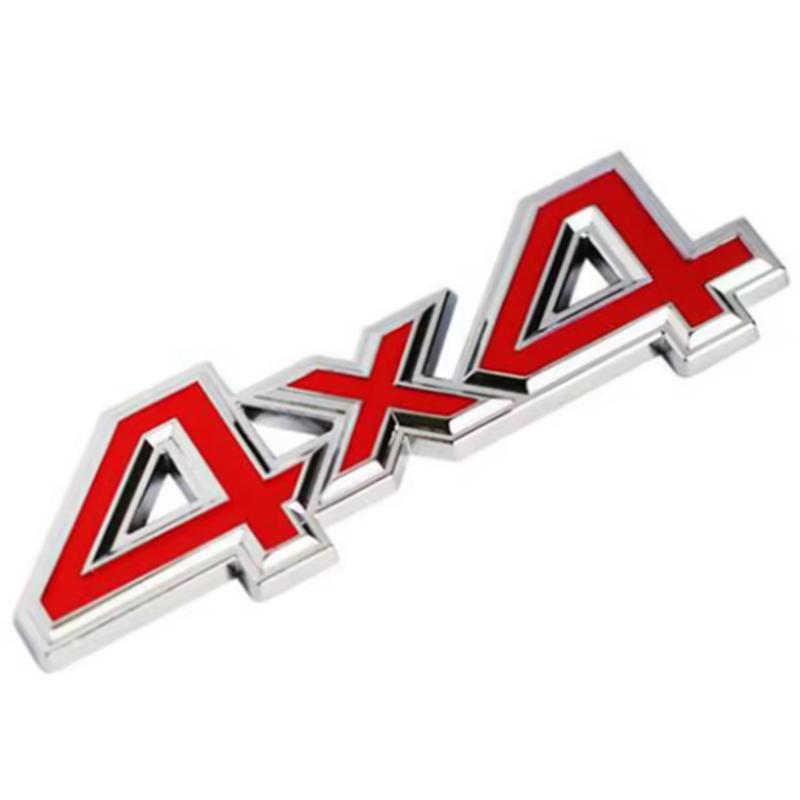 1Pc DSYCAR 1Pcs 3D Metal 4X4 Four-Wheel Drive Car Sticker Emblem Badge