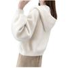 Women's Elegant 2025 Autumn/Winter Korean Style Faux Mink Long Sleeve Cardigan