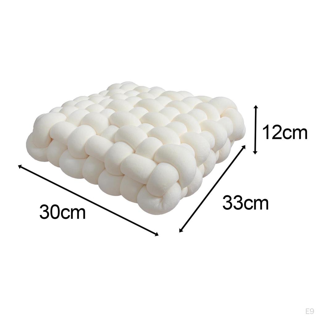 Decorative Throw Cushion Pillow Handmade Desktop Bedding Couch Knot