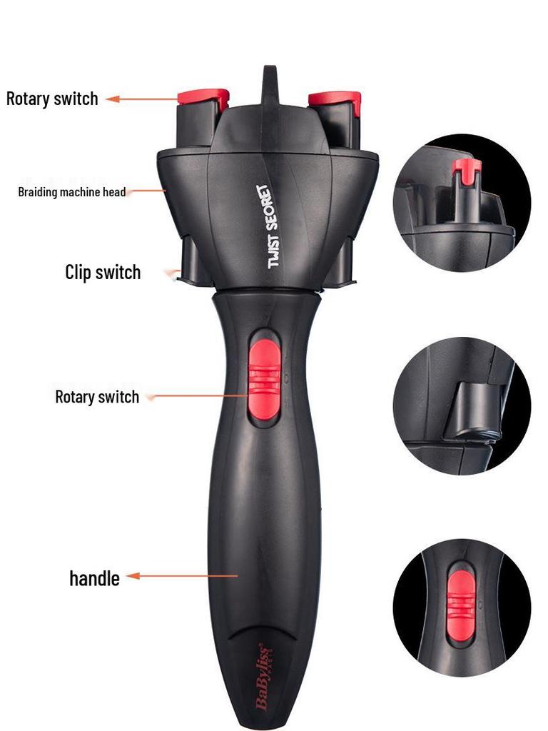 Electric Quick Braid Maker for Women & Children - Automatic Hair Braider Tool