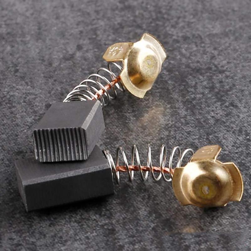 4Pcs/set Motor Carbon Brush Set Replacement Parts Angles Grinder Carbon Brush Cutting Polishing Machine Power Tool