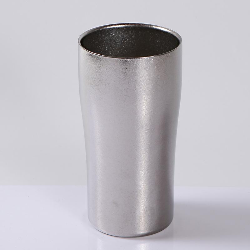 

Outdoor 360ML Double-Layer Pure Titanium Insulated Cup - Ice Color, Portable for Beer, Coffee & Milk