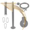 Exercise Rope Bar Chest Attachments with Pully Loading Pin Hanging Strap LAT Pull Down Attachment Fitness LAT Lift Pulley System