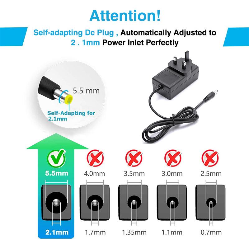 12V 4A Power Supply Adapter US EU AU UK Plug in DC Converter 100-240V AC to DC 12V 48W 4000mA Chargerfor CCTV LED Strip Light