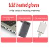 USB Heated Gloves 3-Level Heating, Cold Weather Thermal Gloves For Cycling Camping, Waterproof Winter Gloves For Construction