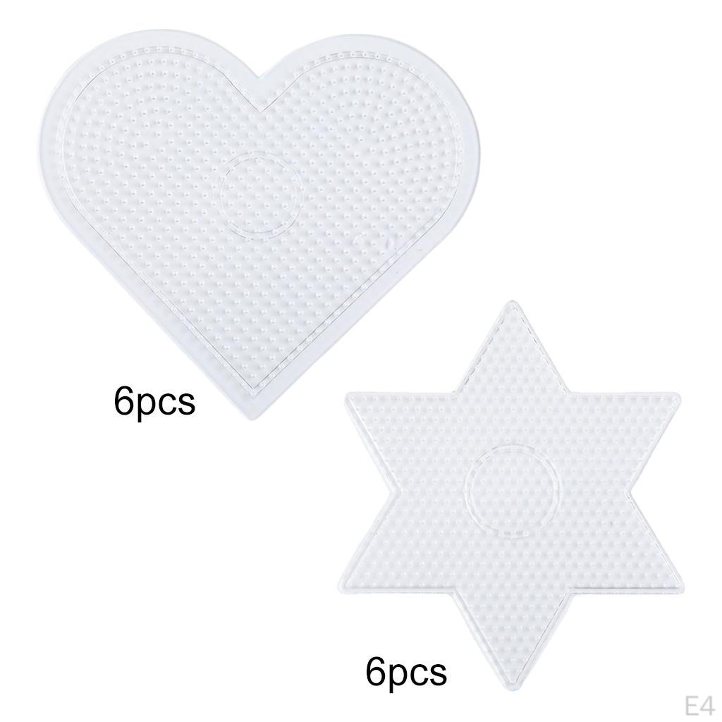 Beads Boards Clear Plastic Pegboards Template for DIY Projects 5mm