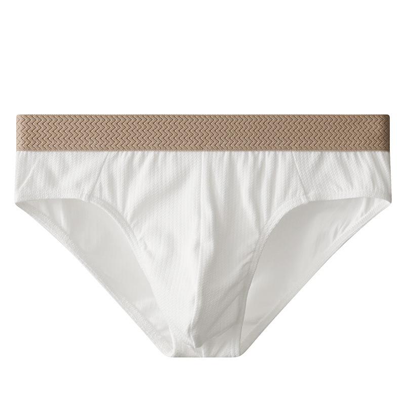 Pánské prodyšné trojúhelníkové spodní prádlo z čisté bavlny Pánské pohodlné a sexy krátké spodní prádlo Pánské