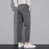 2025 Spring Men's Slim-Fit Striped Nine-Point Casual Trousers