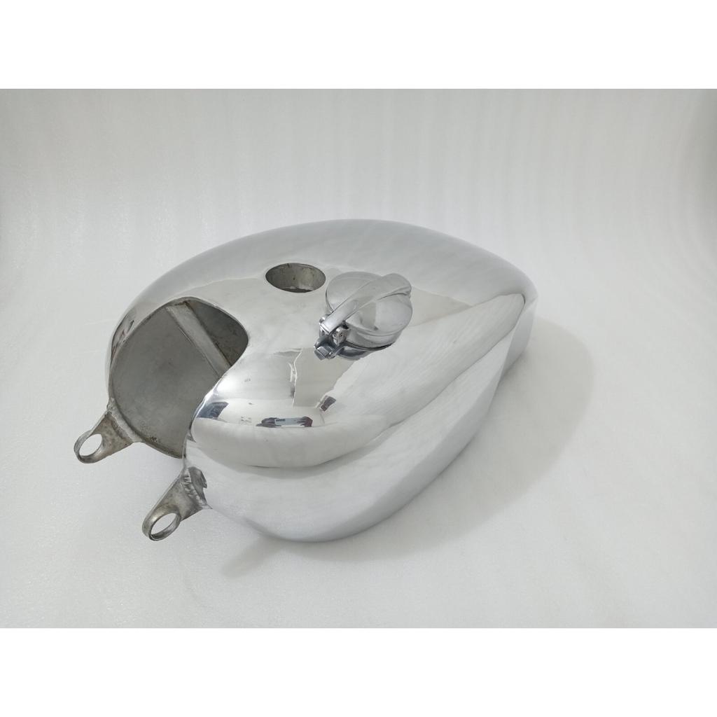 Vincent HRD Petrol Gas Tank With Knee Cushions Ident Chrome Steel |Fit For