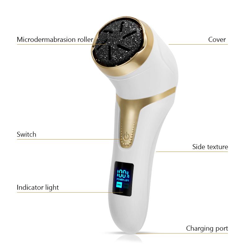 New Arrival Professional USB Rechargeable Electric Foot File Callus Remover Pedicure Tool Dead Skin Foot Remover Home use