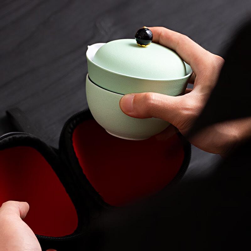 Portable Ceramic Travel Tea Set