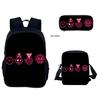 Just Shapes&Beats Kids Backpack Set 3-Piece for School Students Lightweight Ergonomic Large Capacity Fun Pattern