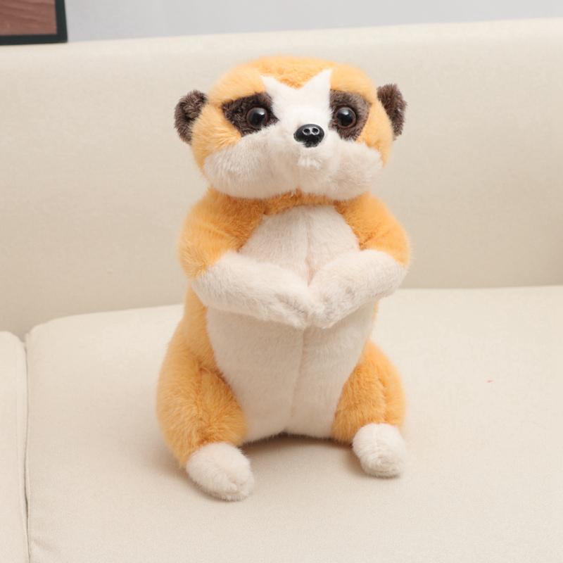 23cm Kawaii Mungo Plüschtiere Simulation Mungo Stofftier Kissen Tierpuppe Geburtstagsgeschenk Raumdekoration 23cm