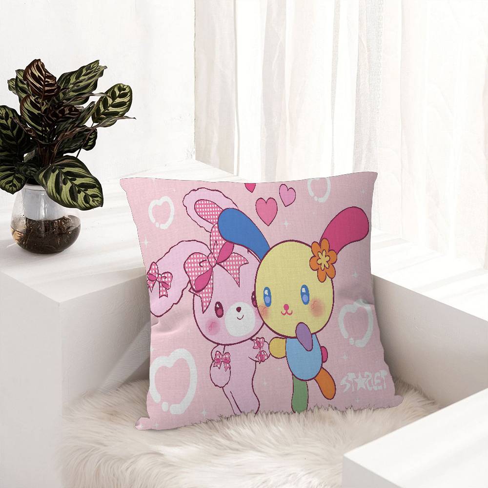Cartoon U-USAHANA Cute Cushion Cover Inches Farmhouse Decor Home Throw Pillow Covers for Couch Decorations