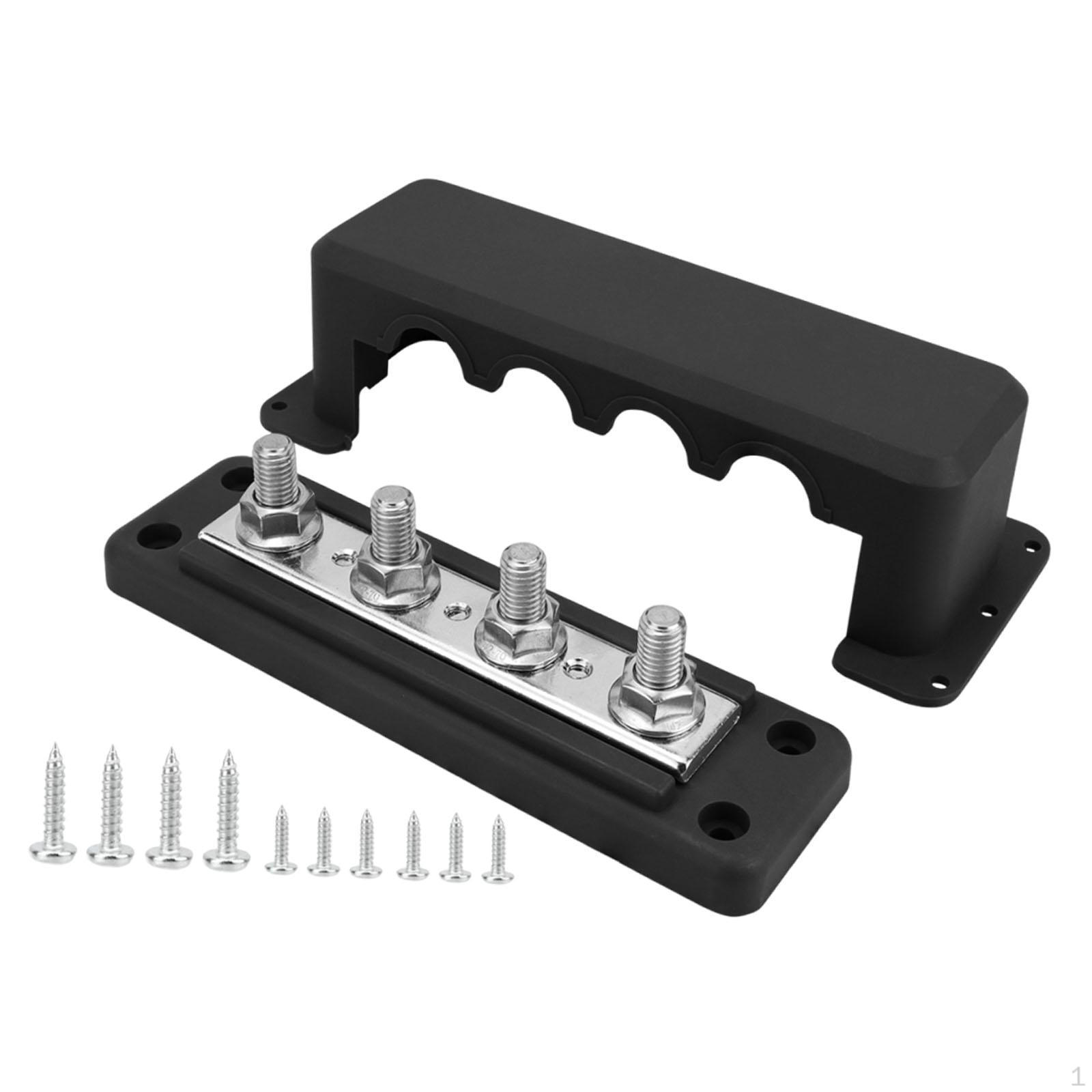 

Шина 300А для распределения питания в 12В-48В морской и автомобильной технике чёрный