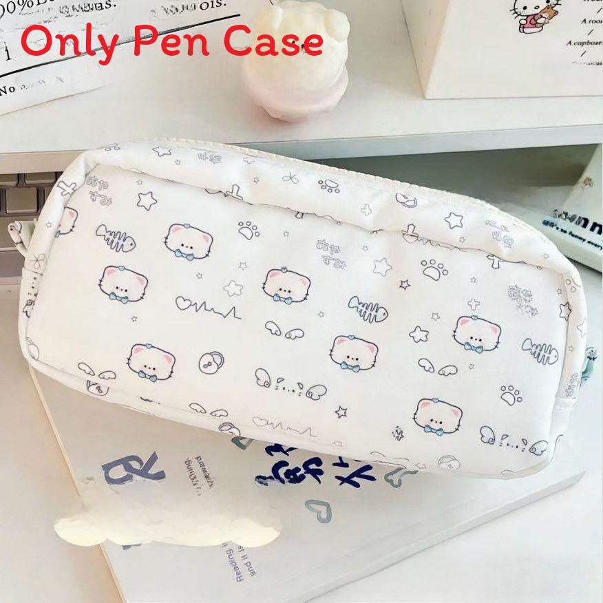 Student Organizer Pencil Pouch With Large Capacity And Adorable Elephant Pattern