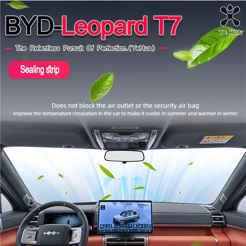 For BYD 2025-26 Formula Leopard Titanium 7 Central Control Sealing Strip Instrument Panel Sound Insulation Strip