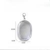 Portable Mini Transparent Charging Cable Storage Bag with Zipper for Storage Gift Bags Doll Display Storage Bag with Keychain