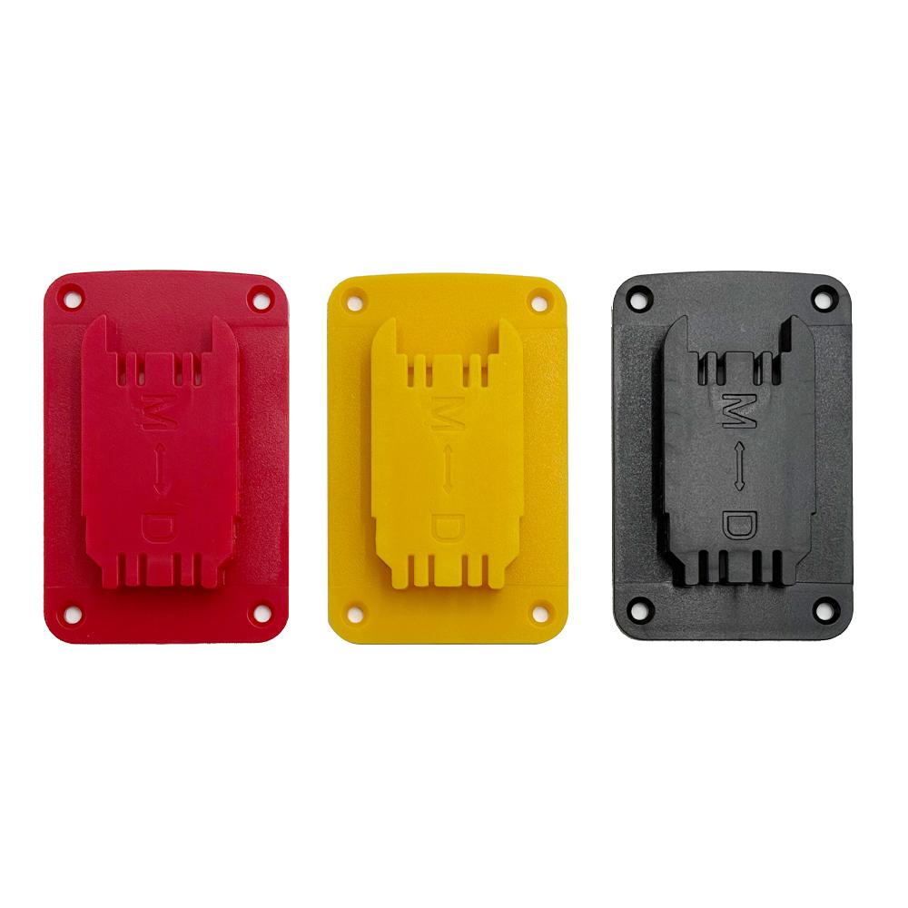 5pcs Tool Holder Dock Wall Mount Storage Rack For Dewalt 14.4V/18V/20V For Milwaukee 18V Fixing Devices Drill Tools Holder