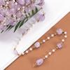 1Meter Stainless Steel Crystal Natural Stone Beads Chain for Necklace Bracelet Green Crystal Chain Jewelry Making DIY Supplies