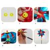6pcs Bird Repellents Windmills Multifunction Garden Yard Party Background