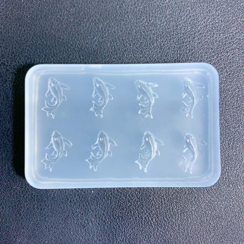 Unique Cat Shaped Decorations Mould Easy To Demould Silicone Ornaments Mold