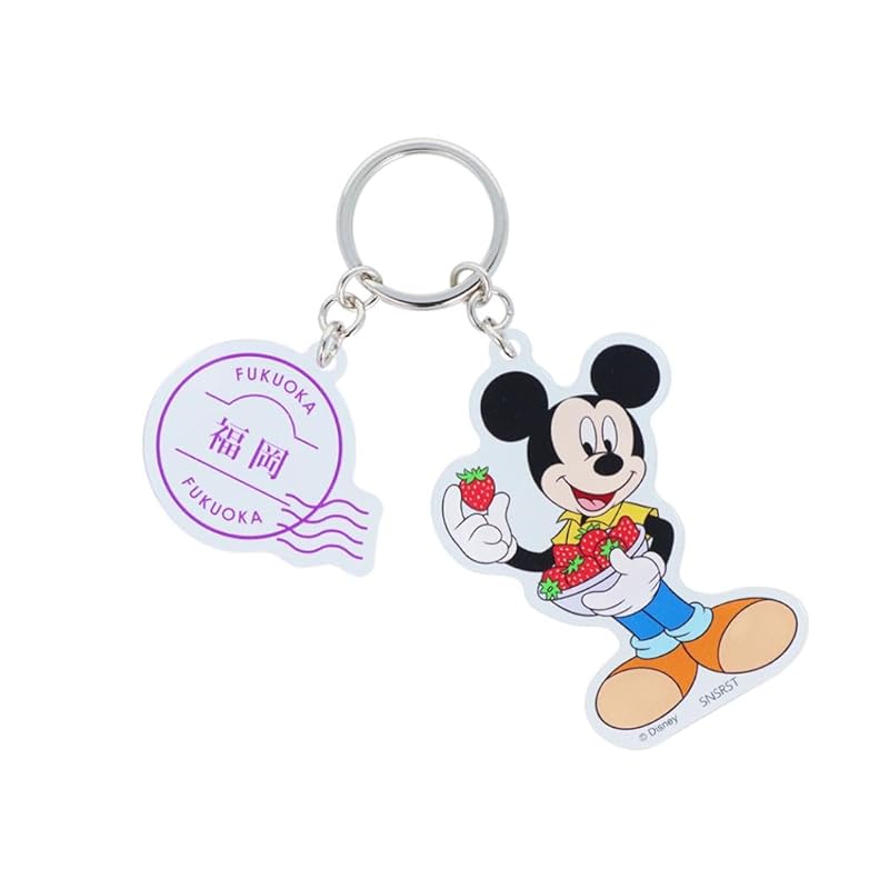 

[Sunstar Stationery] disney key ring acrylic DREAM TRAVEL mickey mouse Fukuoka prefecture S8348740