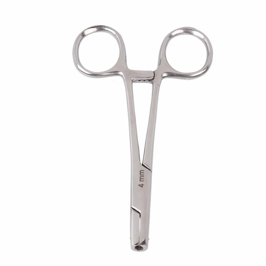 Stainless Steel Body Piercing Pliers Piercing Forceps for Belly Button Nose Ear4mm