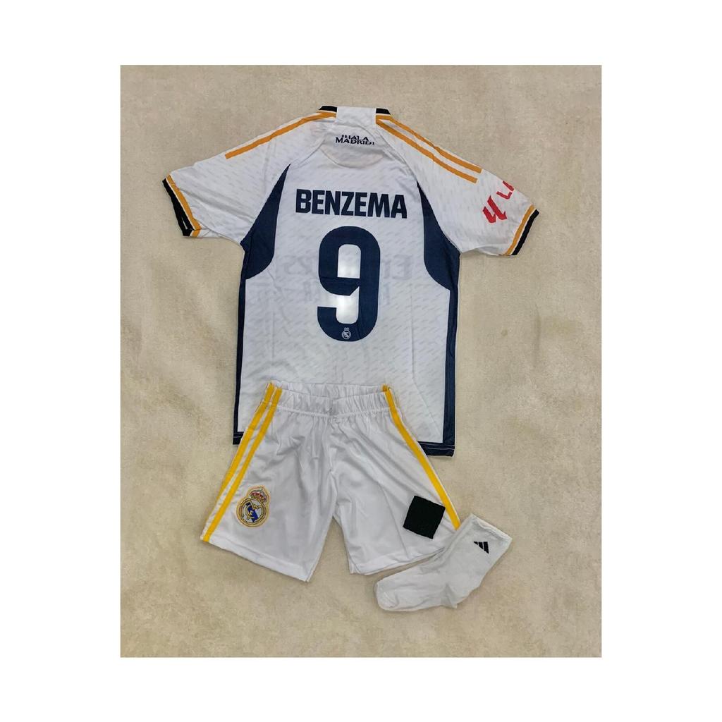 2022/23 Season Benzama Kids Jersey Set Of 4 Socks-bracelet With Gift