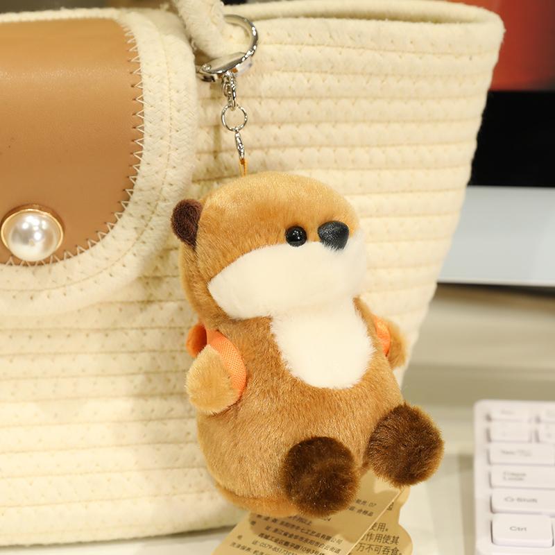Non-Toxic Otter Plush Cute Little Otter Plush Doll Fish Head Starfish Otter Pendant Doll Cute Children Heart Creative Gift