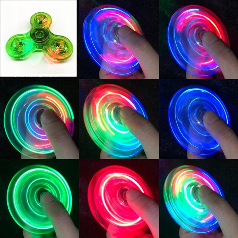 Led Glowing Fidget Spinner Sensory Toy