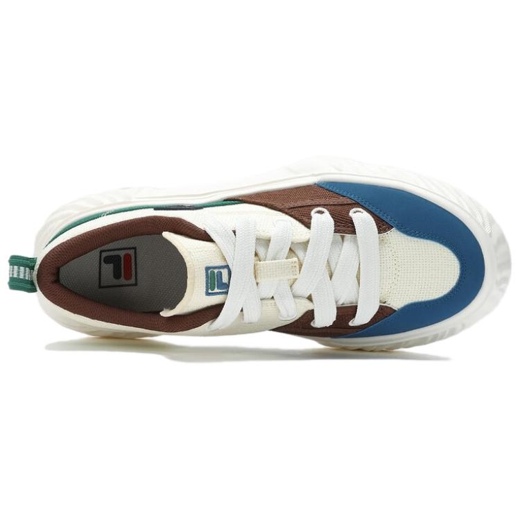 FILA Fosso Casual Comfortable Slip-Resistant Lightweight Low-Top Canvas Shoes Men Sneakers Light-Blue F12M432308FAS