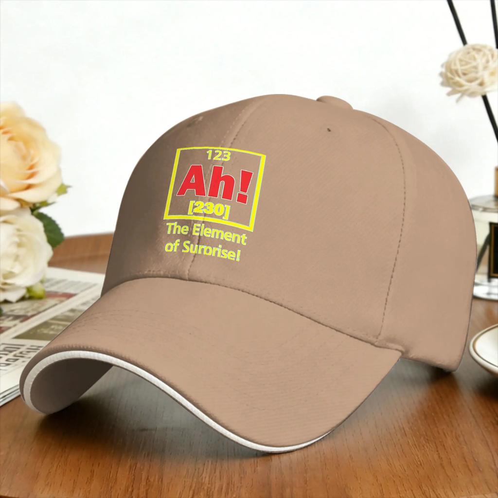 Ah The EleUnisext Of Surprise Sandwich Caps Vintage Funny Science Cap Fishing Hat Adjustable Snapback Caps Baseball Cap Summer