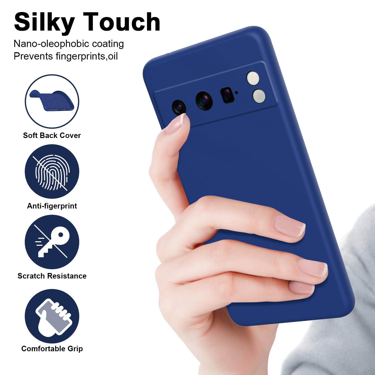 

For Google Pixel 8 Pro Case Anti-Scratch TPU Phone Cover 2.2mm Thickness Sapphire