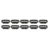 100 Pezzi Clip a Scatto Nera a Forma di U per Estensioni dei Capelli Sicura 6 Denti Clip per Parrucche e Toupet per Fai da Te