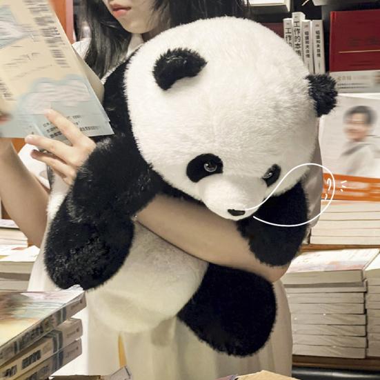 Panda Doll Emotional Healing Love Symbol Soft Texture Plush Panda Emotional Support Panda Cuddly Toy