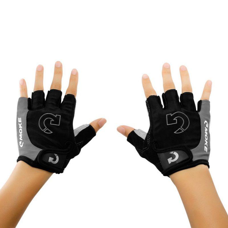 Men Sports Half Finger Anti Slip Gel Pad Motorcycle Road Bike Gloves