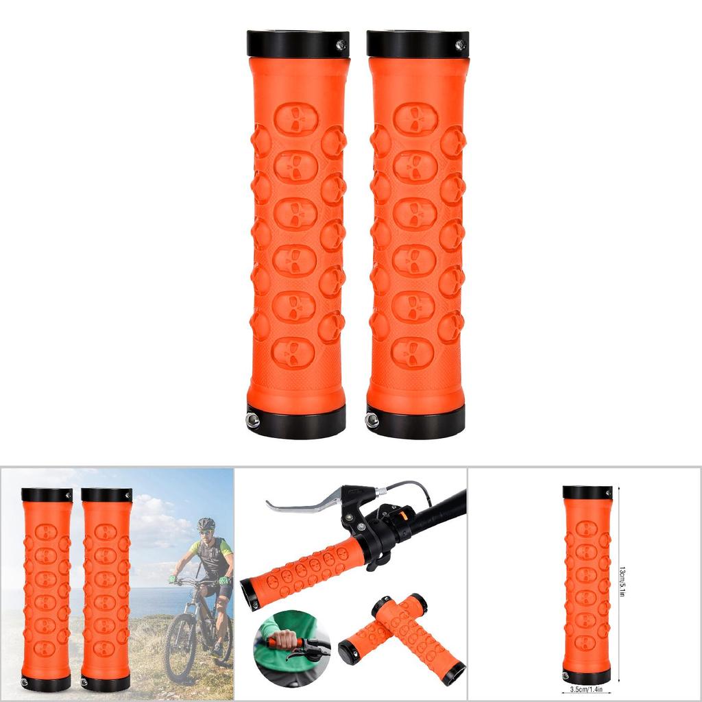 Bicycle Cycling Handle Bar Anti Slip Grips Lock On Mountain Bike Handlebar Grips