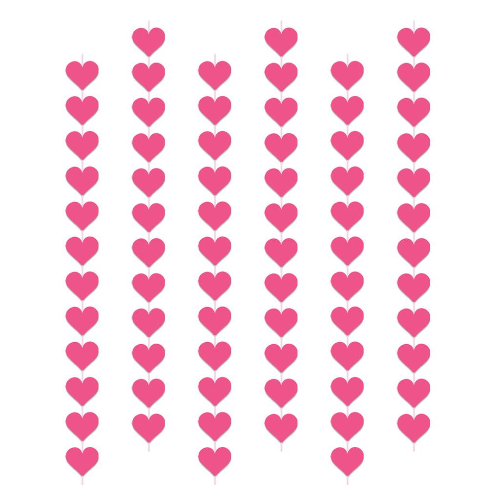 6/8 Stück Valentinstag Dekoration Liebesherz Hängeornament für Hochzeit und Verlobung Valentinstag Party Dekoration