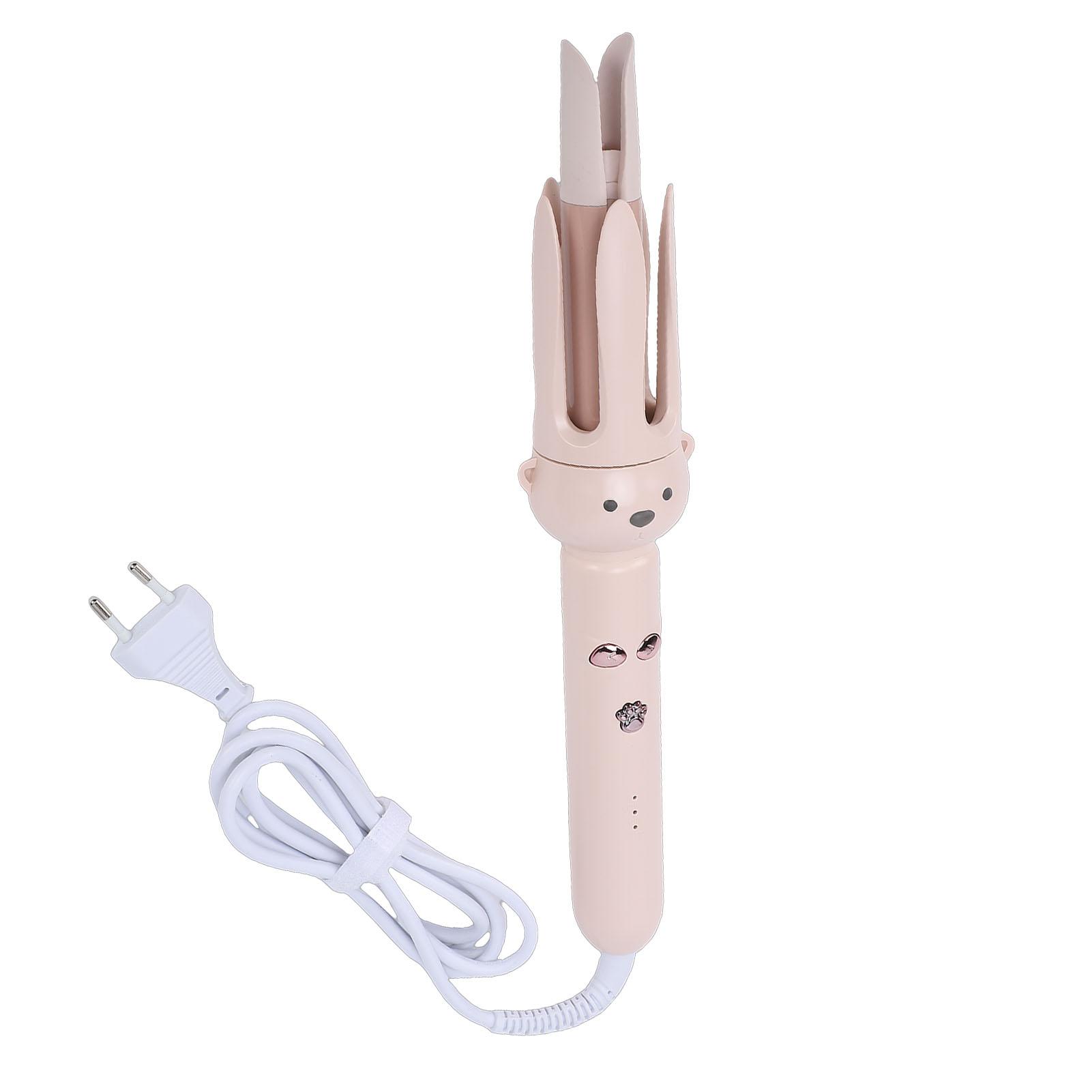 

28MM Automatic Curling Iron 3 Temperature Settings Rotating Hair Wand Curler for Voluminous Loose Curls Bear Shape EU