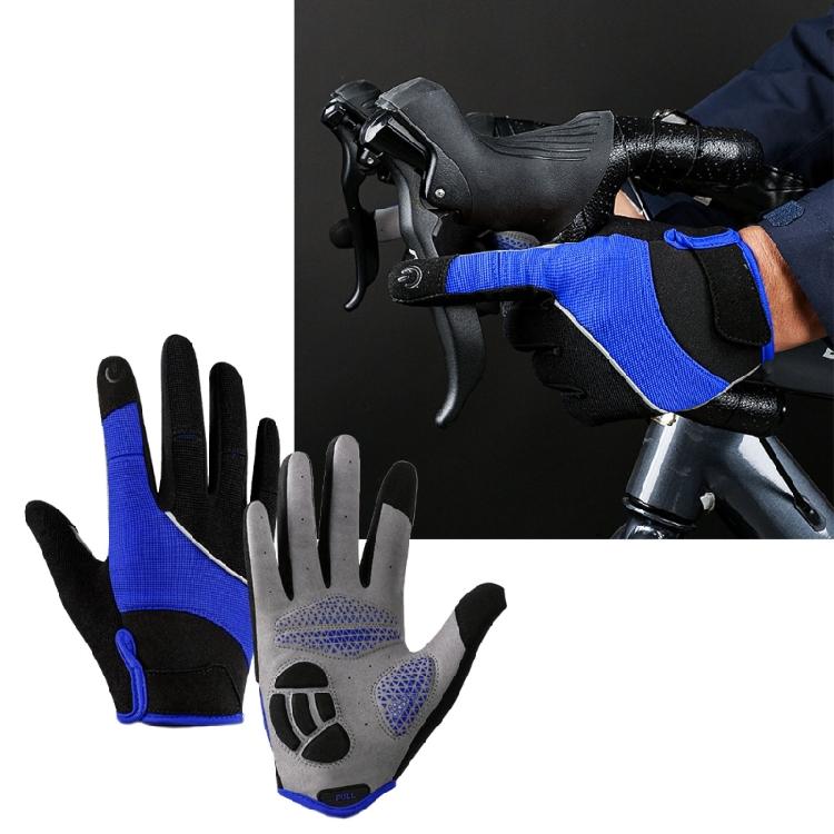 Cycling Gloves Nonsip Silicone Palm with Breathable Shock Absorption Padding For Professional Training And Commuting