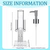 Nutcrackers Liquid Soap Dispenser with Pump Mechanism Visible Remaining Level Soap Container For Bathroom Decoration