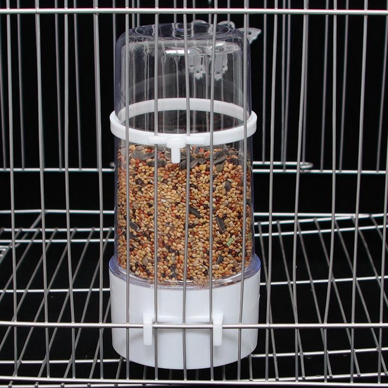 Automatic Bird Water and Feed Dispenser for Large Parrots and Mynahs