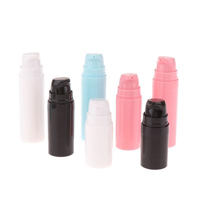 Refillable Lotion Bottles Airless Pump Vacuum Toiletries Container Empty Plastic Cosmetic Bottle 5Ml 10Ml 15Ml