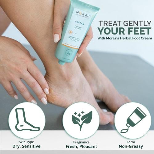 MORAZ Original Foot Cream, for Dry Heels and Feet, with Michianagi Extract, 100ml