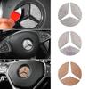 Car Sticker Car Steering Wheel Emblem Sticker Diamond Accessories For Mercedes Benz AMG W205 W211 W212 W213 X253 W166 W167 W117 