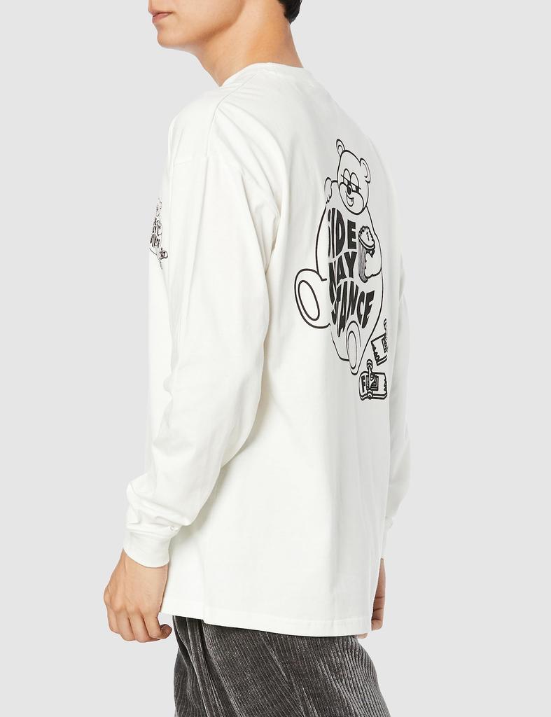 [IMPROVES] [SIDEWAYSTANCE] Long Sleeve FAT Bear Print T-Shirt