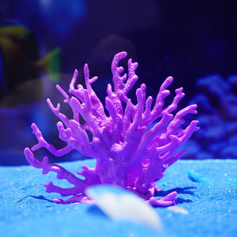 Small Coral Branch Popular Aquarium Water Plant Simulation Coral Tree Fish Tank Landscape Accessories Set Decoration Ornaments